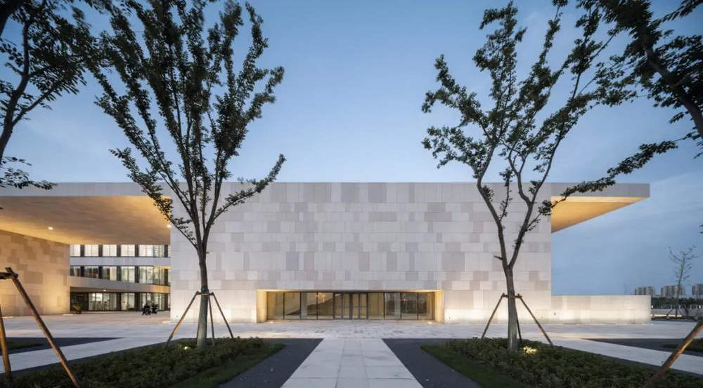 海门市文化中心——图书馆 建筑设计 / 东南大学建筑设计研究院