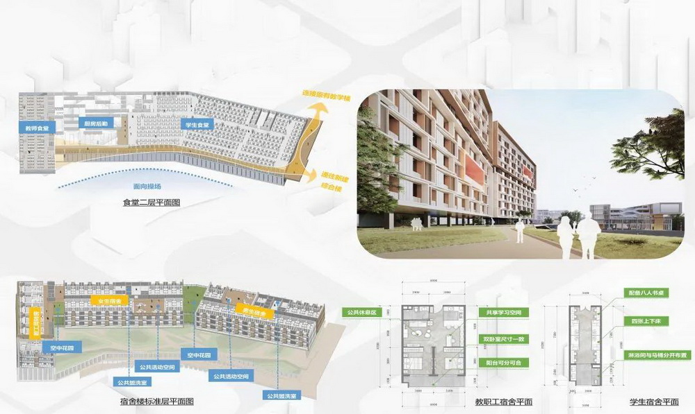 佛山 龙江中学“一校一区”扩建工程  建筑设计 / 华艺设计