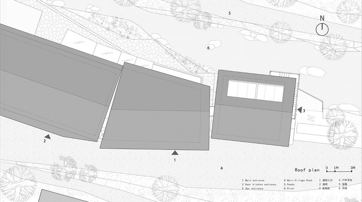 奉化栖霞坑发电站改造的溪边餐厅 建筑设计 / 尌林建筑设计事务所