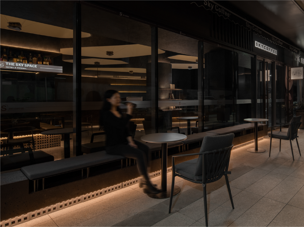 地建嘉信西安风华臻园咖啡吧  室内设计 / DAS Lab